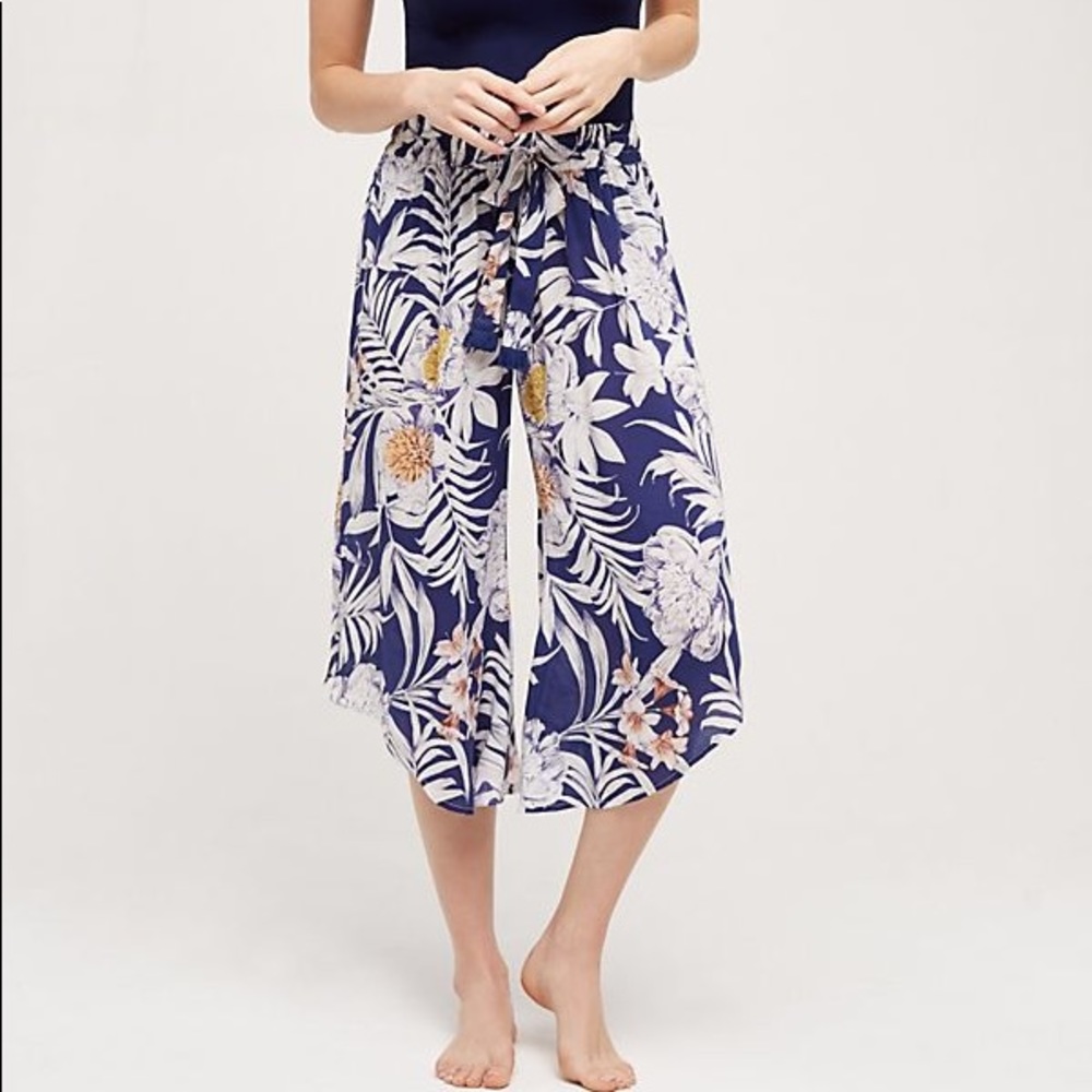 Anthropologie E by Eloise Flowy Culotte Pants